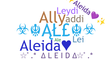 暱稱 - Aleida