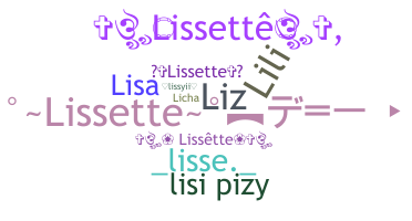 暱稱 - Lissette