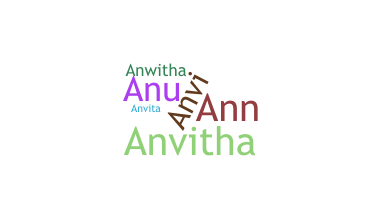 暱稱 - Anvitha