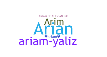 暱稱 - Ariam