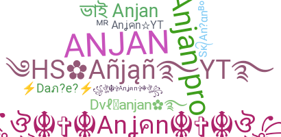 暱稱 - Anjan