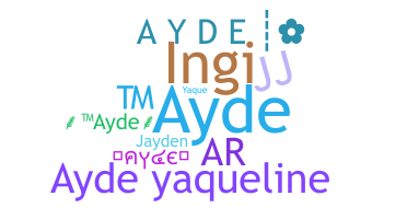 暱稱 - Ayde