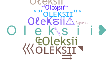 暱稱 - Oleksii