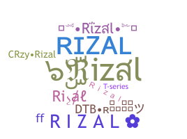 暱稱 - Rizal
