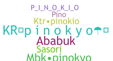 暱稱 - pinokio