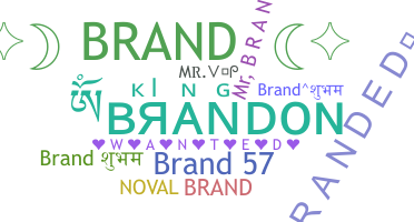 暱稱 - Brand