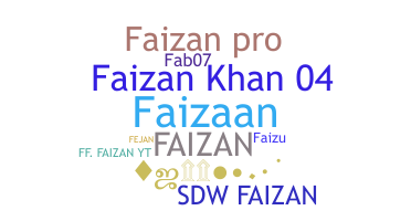 暱稱 - faizaan