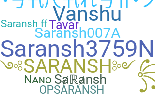 暱稱 - Saransh