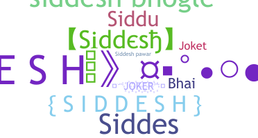 暱稱 - Siddesh