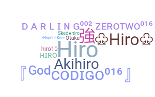 暱稱 - HIRO