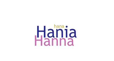 暱稱 - Hania