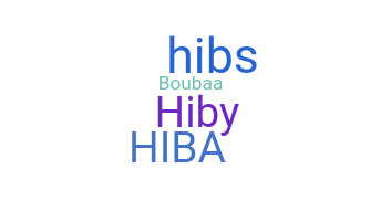 暱稱 - Hiba
