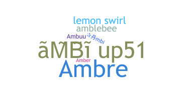 暱稱 - Ambi