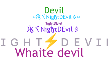 暱稱 - Nightdevil
