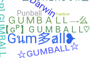 暱稱 - gumball
