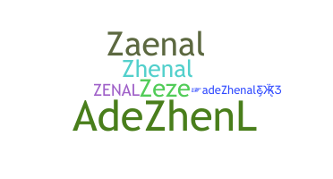 暱稱 - zenal