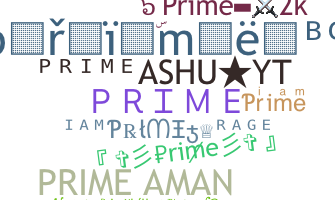 暱稱 - Prime