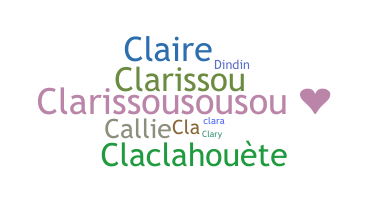暱稱 - Clarisse