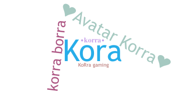 暱稱 - Korra