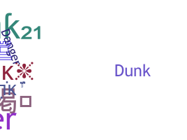 暱稱 - dunk
