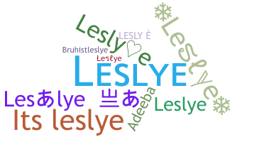 暱稱 - Leslye
