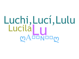 暱稱 - Lucila