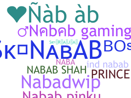暱稱 - Nabab