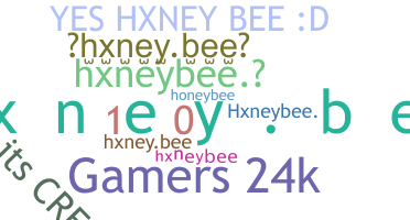 暱稱 - hxneybee