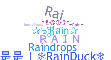 暱稱 - Rain