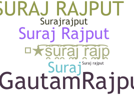 暱稱 - SurajRajput