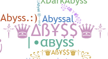 暱稱 - Abyss