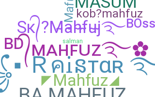 暱稱 - Mahfuz