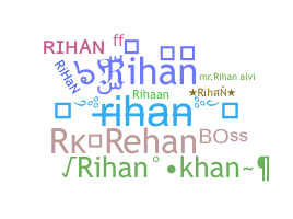 暱稱 - Rihan