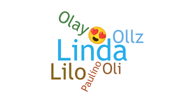 暱稱 - Olinda
