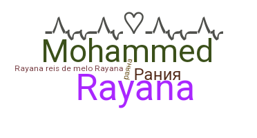 暱稱 - Rayana