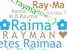 暱稱 - Rayma