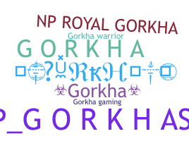 暱稱 - Gorkha