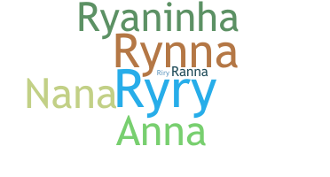 暱稱 - Ryanna
