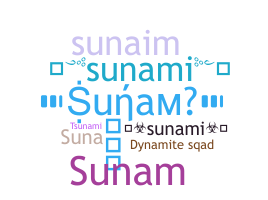 暱稱 - Sunami