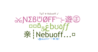 暱稱 - Nebuoff
