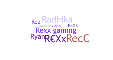 暱稱 - Rexx
