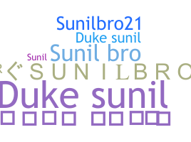 暱稱 - Sunilbro