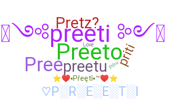 暱稱 - Preeti