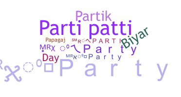 暱稱 - Parti