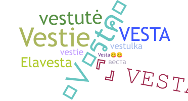 暱稱 - Vesta