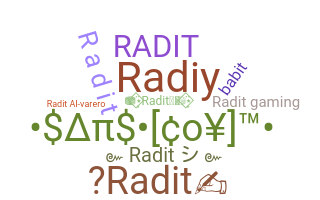 暱稱 - Radit