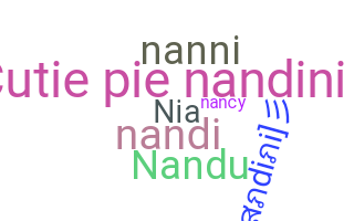 暱稱 - Nandini