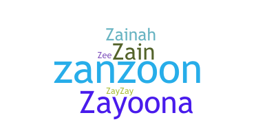 暱稱 - Zainah