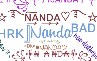 暱稱 - Nanda