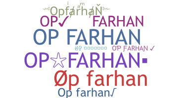 暱稱 - Opfarhan